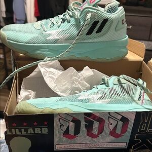 Adidas Kids' Mint Green Sneakers